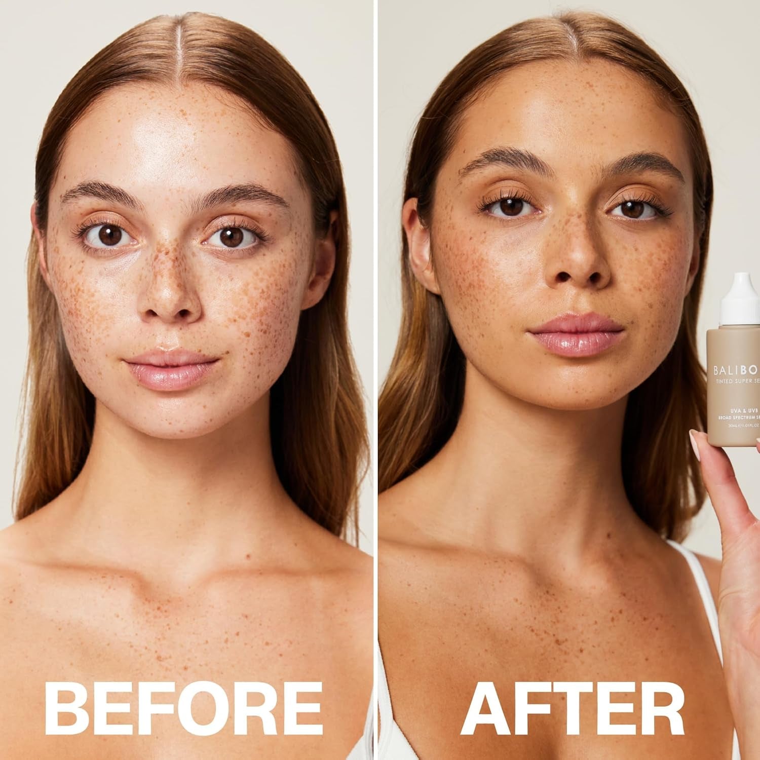 Bali Body Tinted Super Serum SPF30 – 30ml (Tan) | 3-in-1 Skin Tint, Moisturiser & Sun Protection