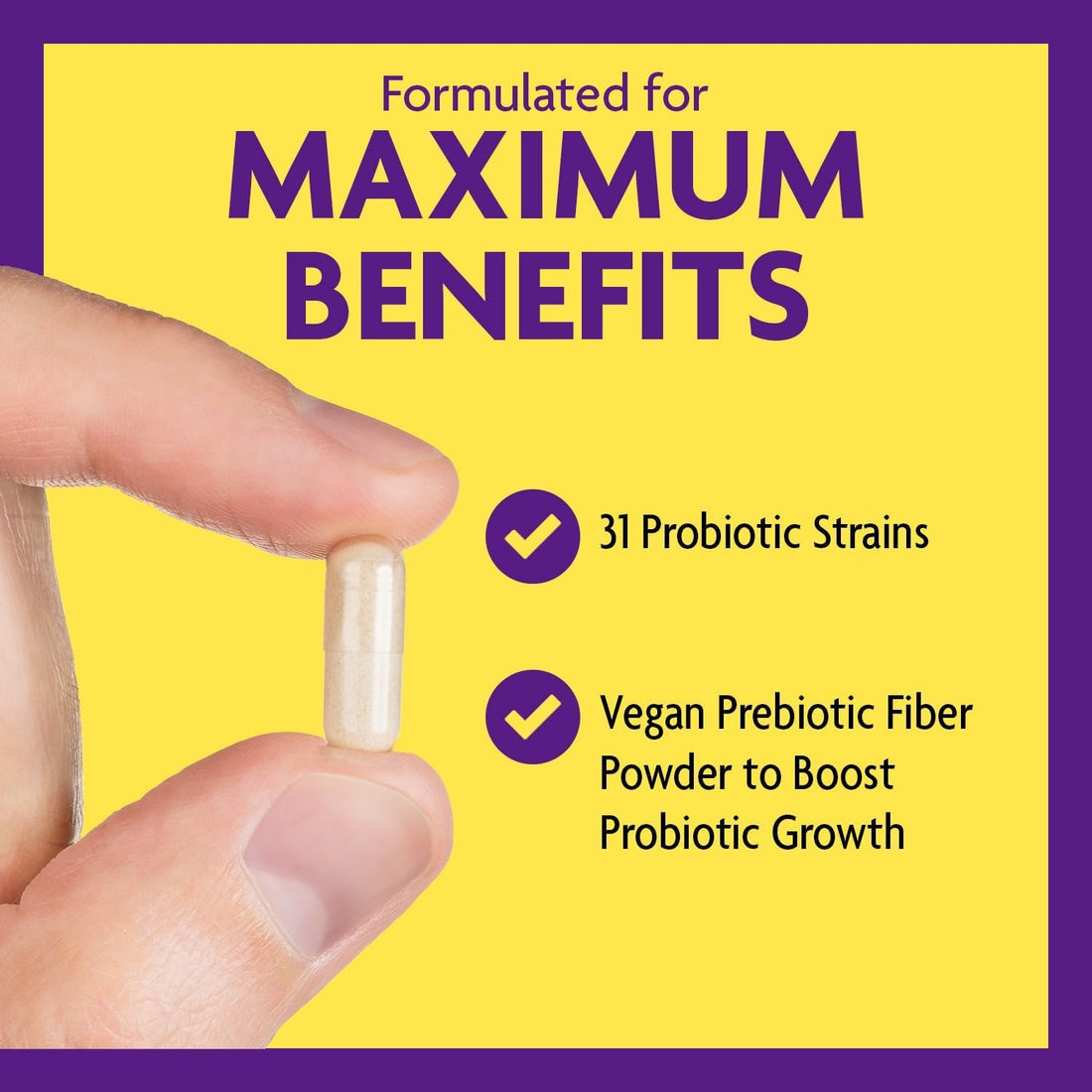 InnovixLabs Multi-Strain Probiotics 60 Capsules 50 Billion CFU | 31 Strains + Prebiotics | Gut Health, Digestion & Immunity for Women & Men
