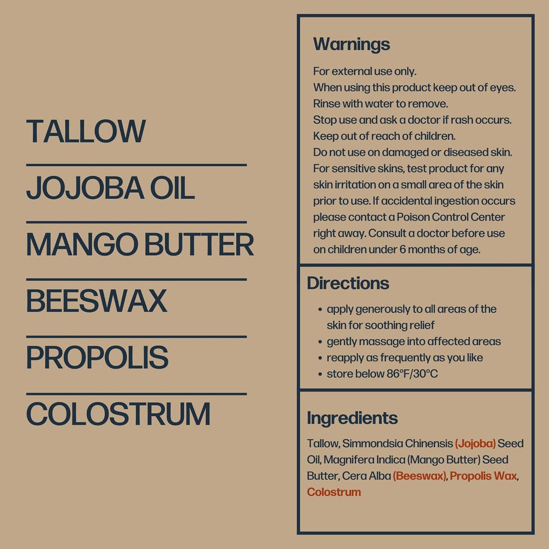Sky and Sol Everything Cream 85g | Tallow-Based Day & Night Moisturizer