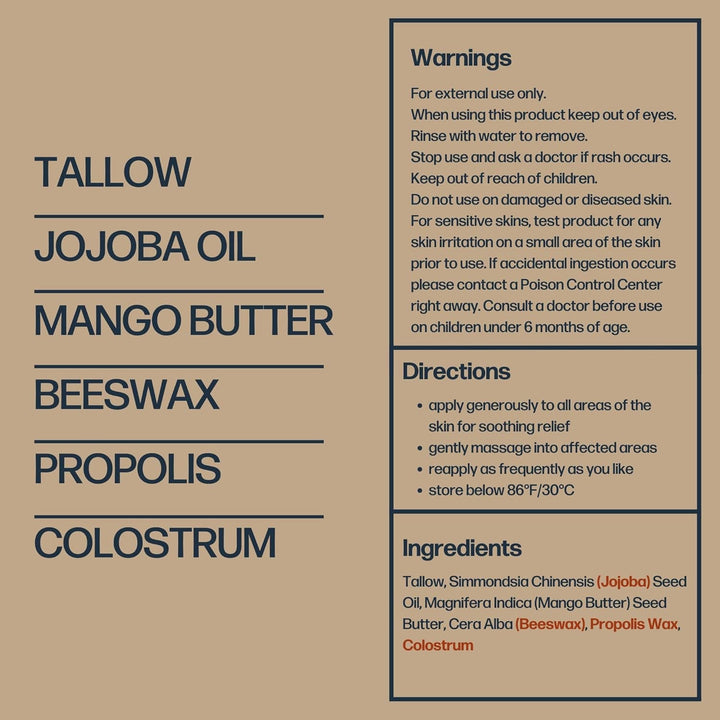 Sky and Sol Everything Cream 85g | Tallow-Based Day & Night Moisturizer