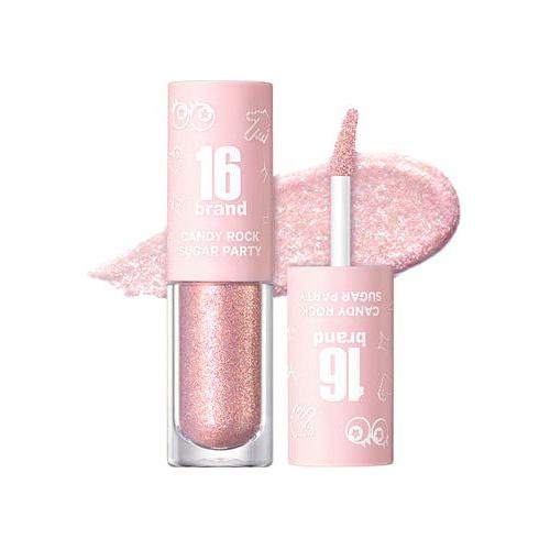 16BRAND Candy Rock Sugar Party - Dazzling Eye Glitter for a Sparkling Look (8 Shades)