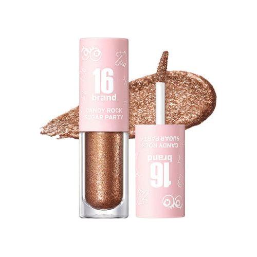 16BRAND Candy Rock Sugar Party - Dazzling Eye Glitter for a Sparkling Look (8 Shades)