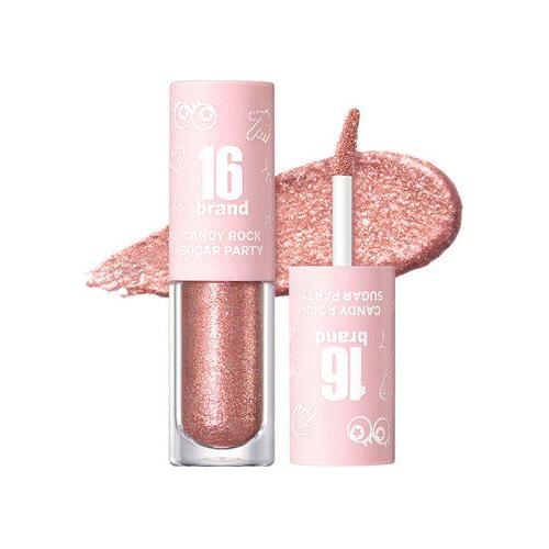 16BRAND Candy Rock Sugar Party - Dazzling Eye Glitter for a Sparkling Look (8 Shades)