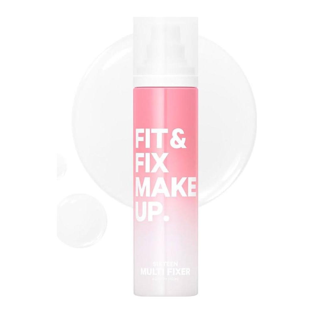 16BRAND Multi Fixer - Long-Lasting Makeup Setting Spray (120ml) | Hydrating, Lightweight & Smudge-Proof
