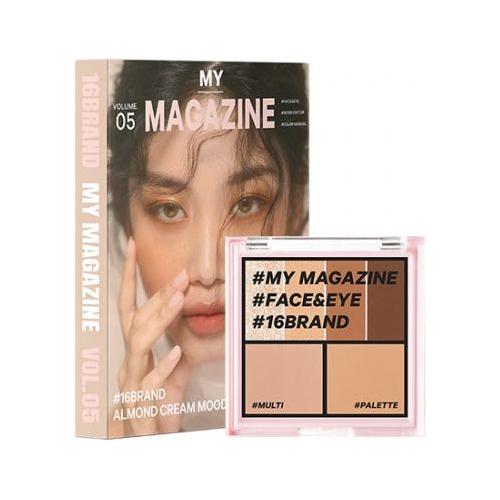 16BRAND My Magazine Shadow Palette - 10 Shades | Blendable, Long-Lasting & Ultra-Pigmented