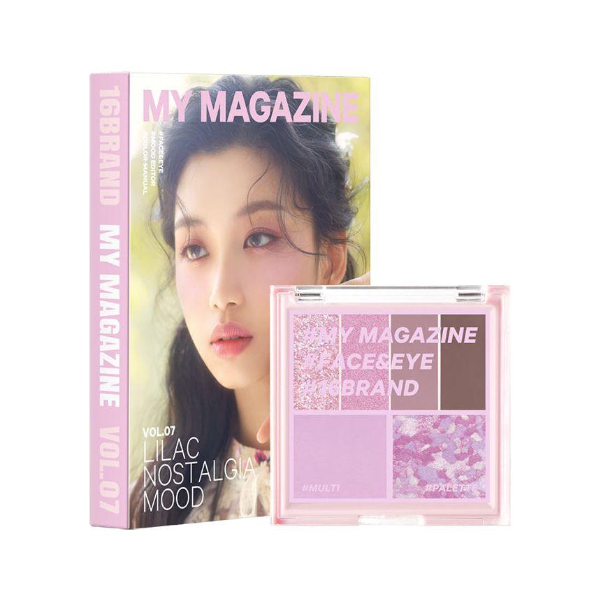 16BRAND My Magazine Shadow Palette - 10 Shades | Blendable, Long-Lasting & Ultra-Pigmented