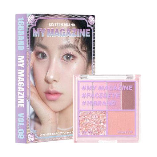 16BRAND My Magazine Shadow Palette - 10 Shades | Blendable, Long-Lasting & Ultra-Pigmented
