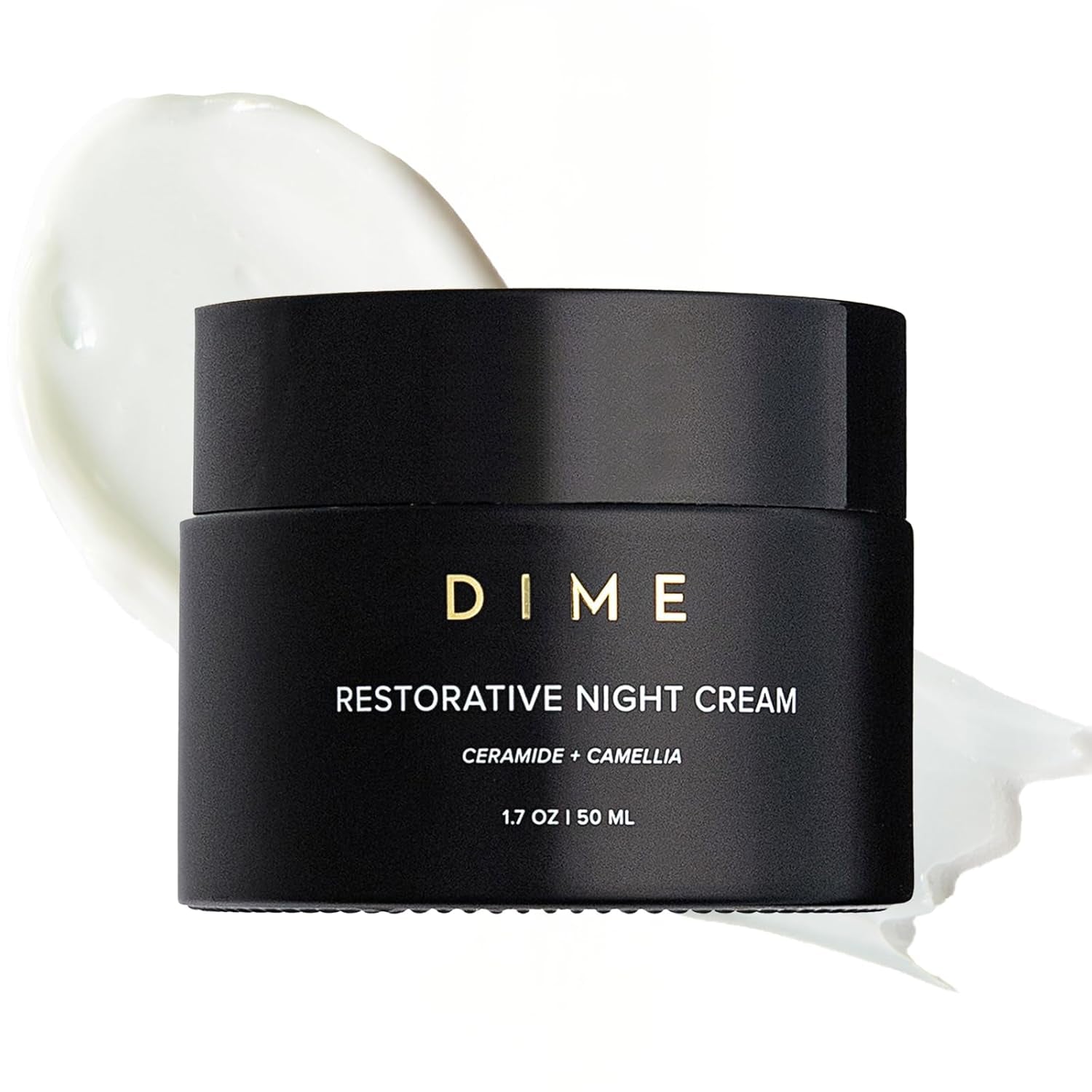 DIME Restorative Night Cream - 50ml | Hydrating, Peptide-Powered Overnight Moisturiser for Youthful Skin