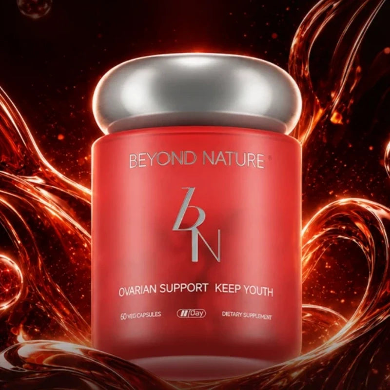 BeyondNature Red Bottle Urolithin A CoQ10 Energy - 60 Capsules