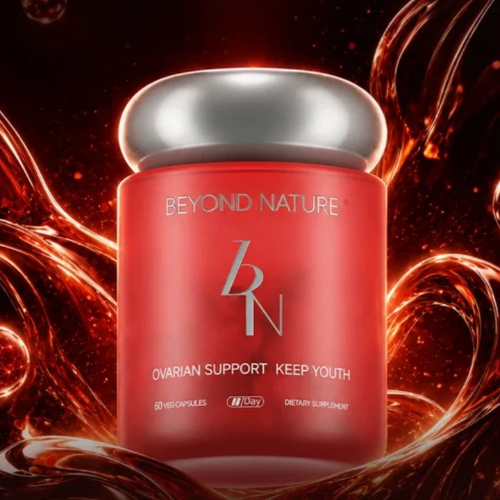 BeyondNature Red Bottle Urolithin A CoQ10 Energy - 60 Capsules