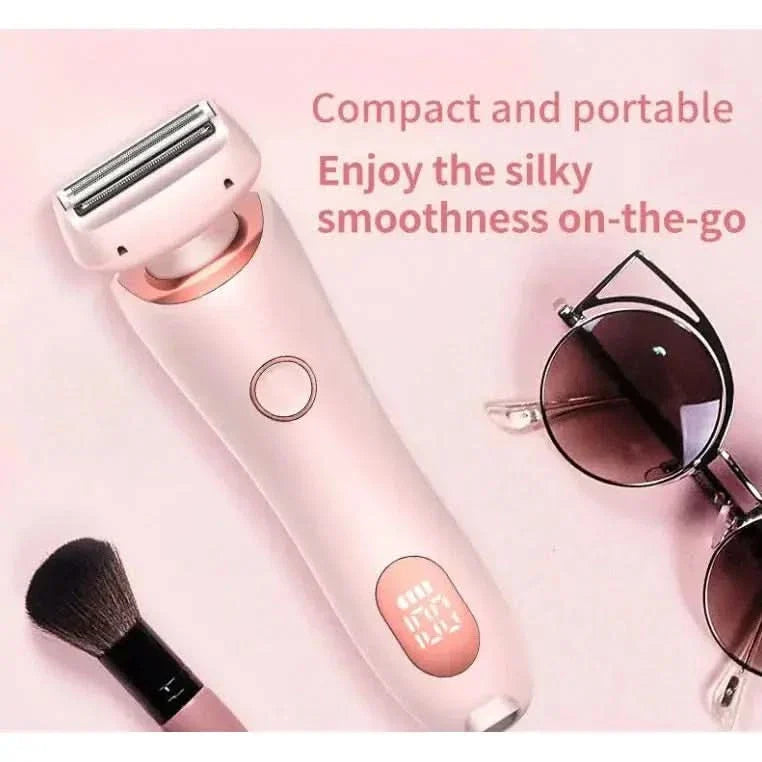 2-in-1 Hair Removal Epilator | Dual-Head Painless Electric Shaver