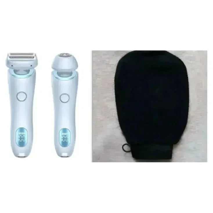 2-in-1 Hair Removal Epilator | Dual-Head Painless Electric Shaver