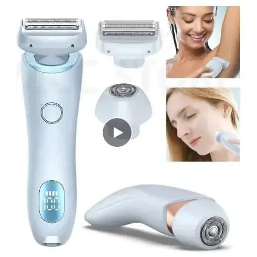 2-in-1 Hair Removal Epilator - USB Rechargeable Trimmer & Epilator for Smooth Skin