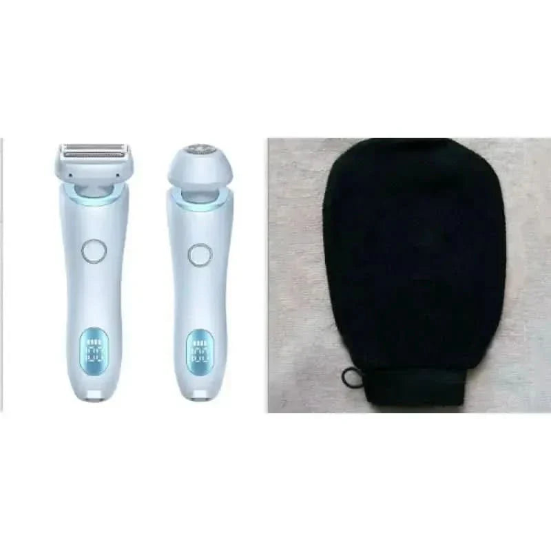 2-in-1 Hair Removal Epilator - USB Rechargeable Trimmer & Epilator for Smooth Skin