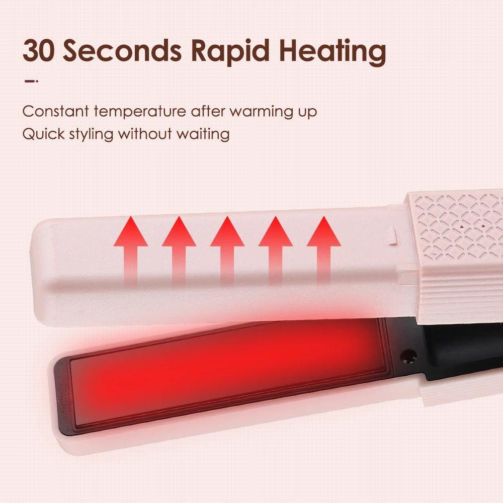 2-in-1 Hot Comb and Curler: Salon-Quality Hair at Home