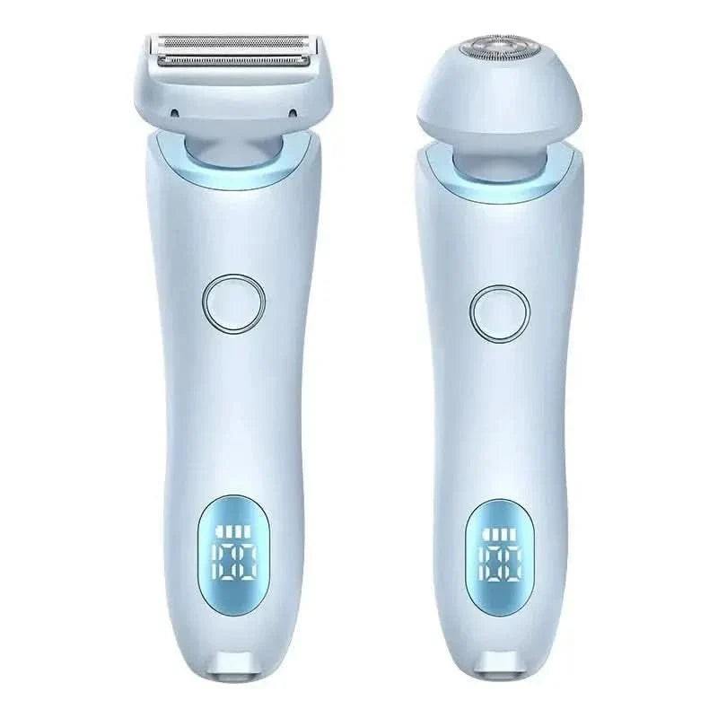 2-in-1 Rechargeable Hair Removal Epilator - Gentle, Waterproof Shaver for Silky Smooth Skin | USB Rechargeable &amp; Pain-Free
