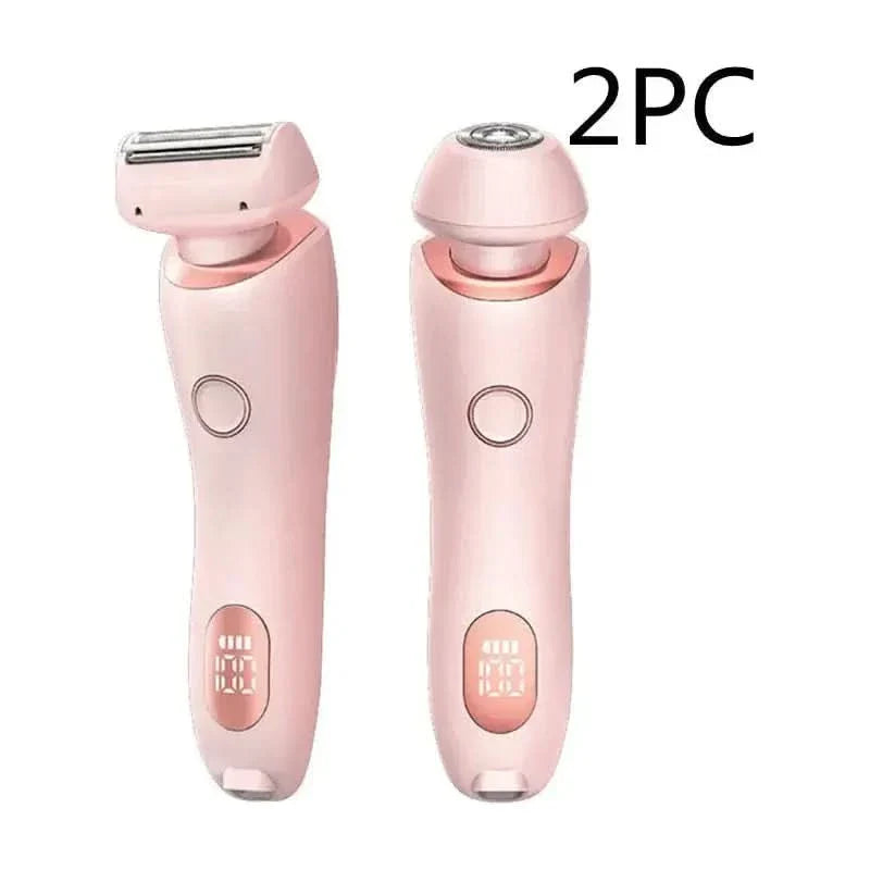 2-in-1 Rechargeable Hair Removal Epilator - Gentle, Waterproof Shaver for Silky Smooth Skin | USB Rechargeable &amp; Pain-Free