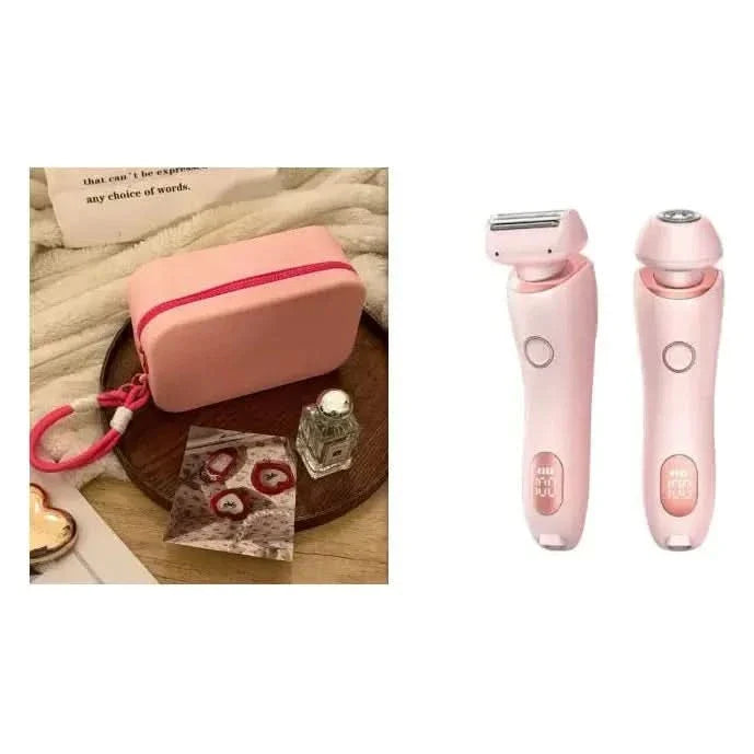 2-in-1 Rechargeable Hair Removal Epilator - Gentle, Waterproof Shaver for Silky Smooth Skin | USB Rechargeable &amp; Pain-Free