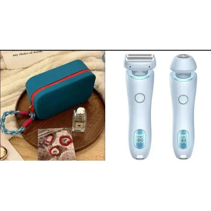 2-in-1 Rechargeable Hair Removal Epilator - Gentle, Waterproof Shaver for Silky Smooth Skin | USB Rechargeable &amp; Pain-Free