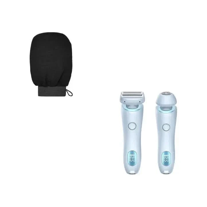 2-in-1 Rechargeable Hair Removal Epilator - Gentle, Waterproof Shaver for Silky Smooth Skin | USB Rechargeable &amp; Pain-Free
