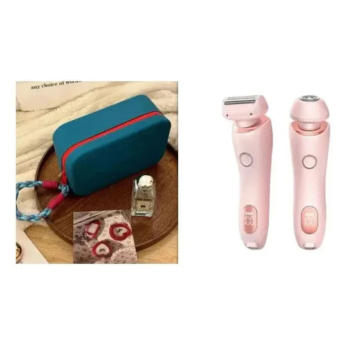 2-in-1 Rechargeable Hair Removal Epilator - Gentle, Waterproof Shaver for Silky Smooth Skin | USB Rechargeable &amp; Pain-Free