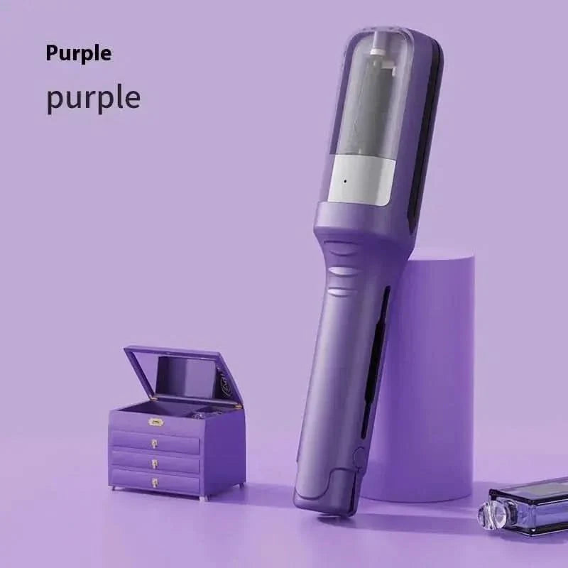 2-in-1 Rechargeable Hair Styling Tool - Cordless Trimmer & Hair Waver for Waves, Curls & Precision Shaping