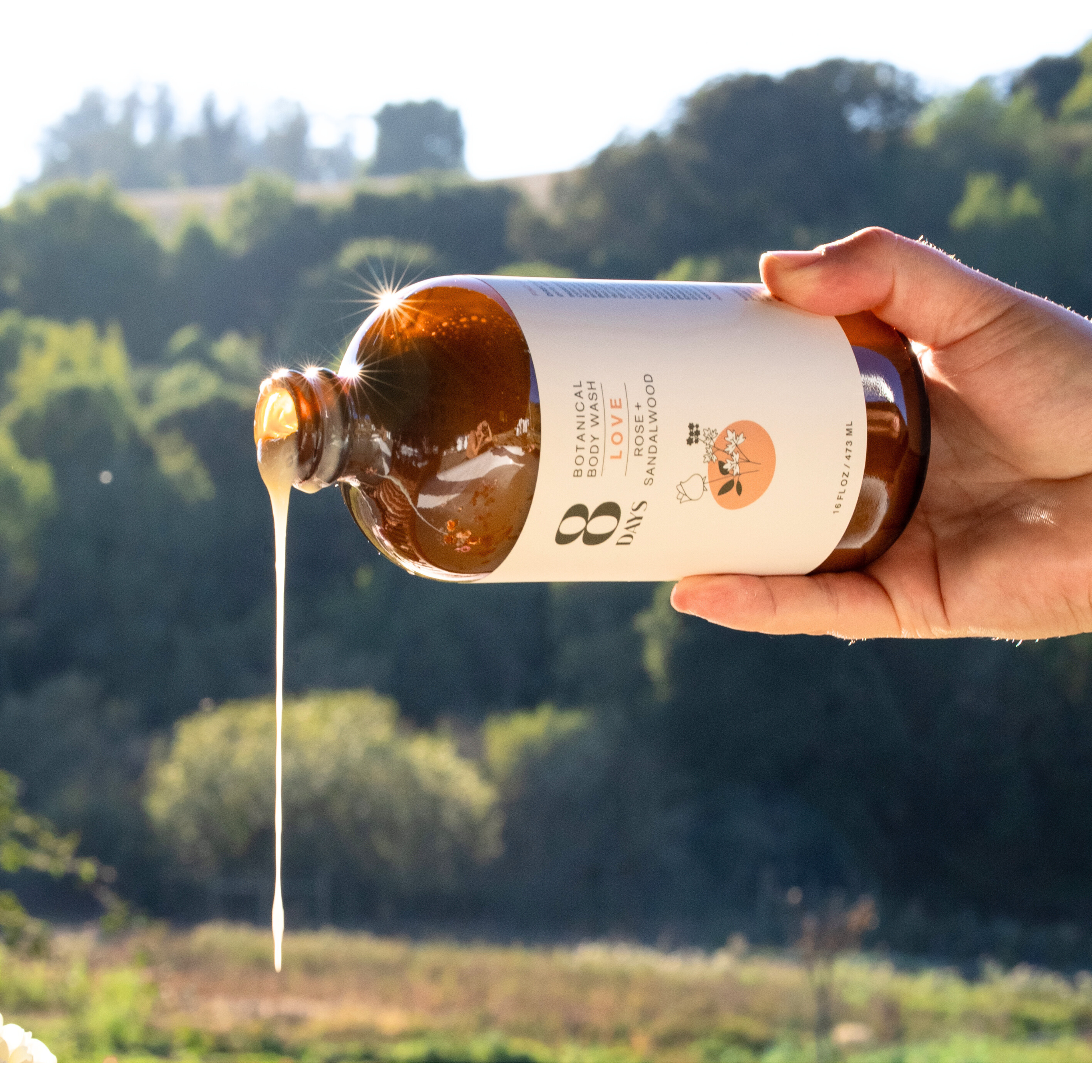 8 Days Botanical Body Wash Luxurious Plant-Based Cleanser (273ml)