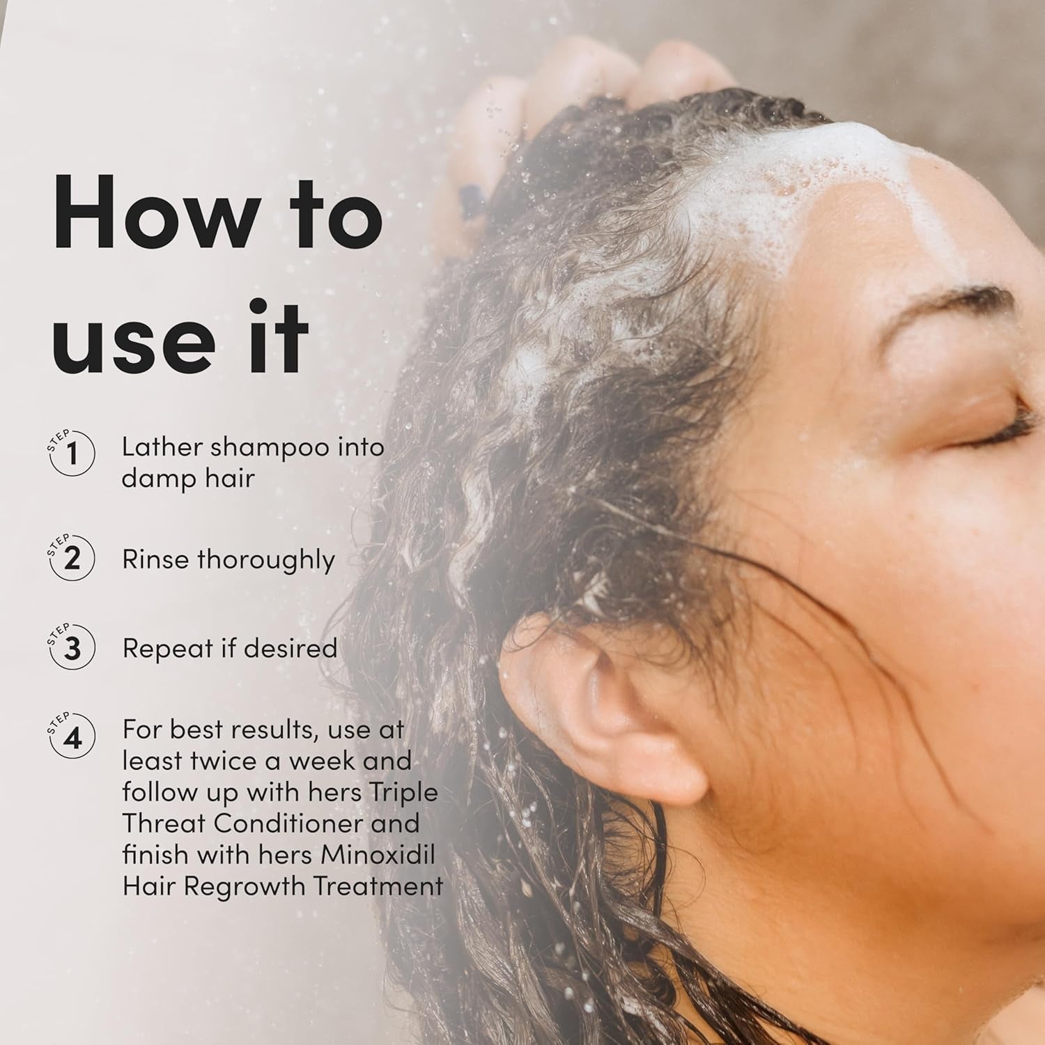 Hers Clear Slate Anti-Dandruff Shampoo 190ml (2 Pack) | Flake Control & Scalp Support for Women