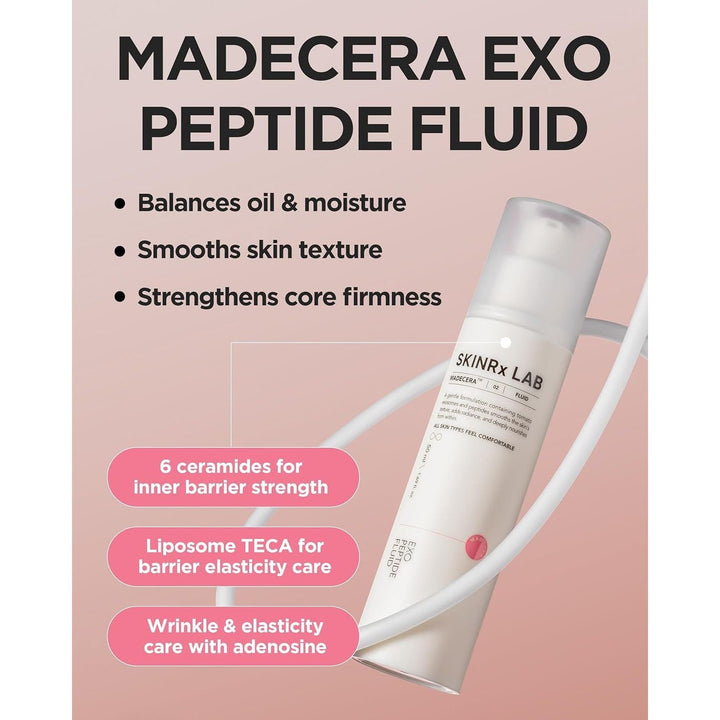 BEISIKS SKINRxLAB MadeCera Exo Peptide Fluid 50ml | Firming Korean Emulsion with Tomato Exosomes & Ceramides