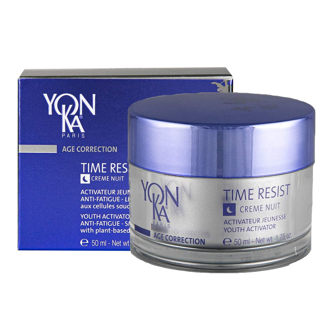 onKa Time Resist Youth Activator 50ml | Anti-Aging Day Cream with Plant Stem Cells & Hyaluronic Acid