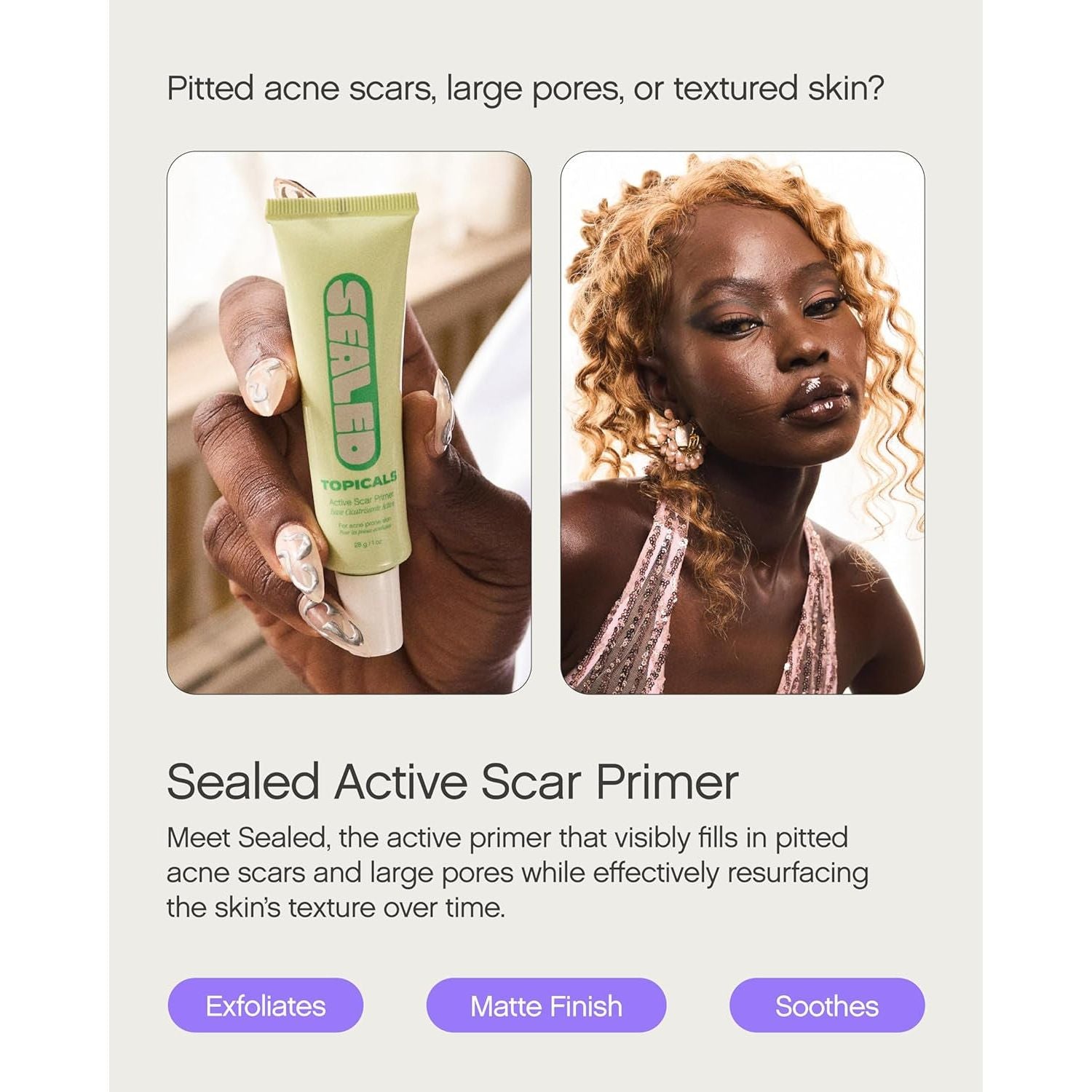 Topicals Sealed Active Scar Primer - 28ml | Instantly Smooths & Improves Scar Appearance