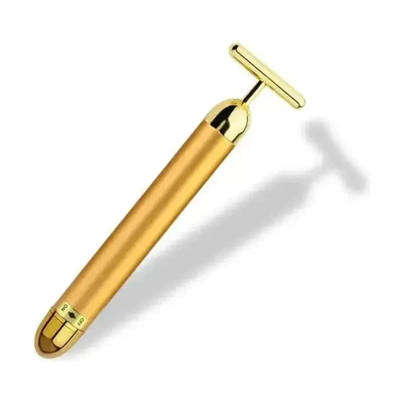 24K Gold Facial Roller Massager - Elevate Your Skincare Routine with Luxury