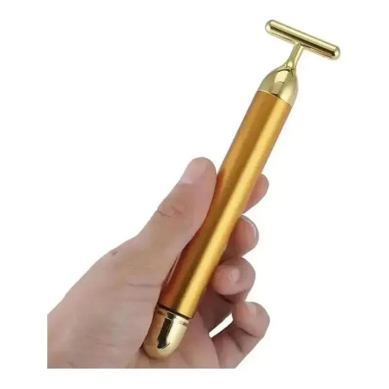 24K Gold Facial Roller Massager - Elevate Your Skincare Routine with Luxury