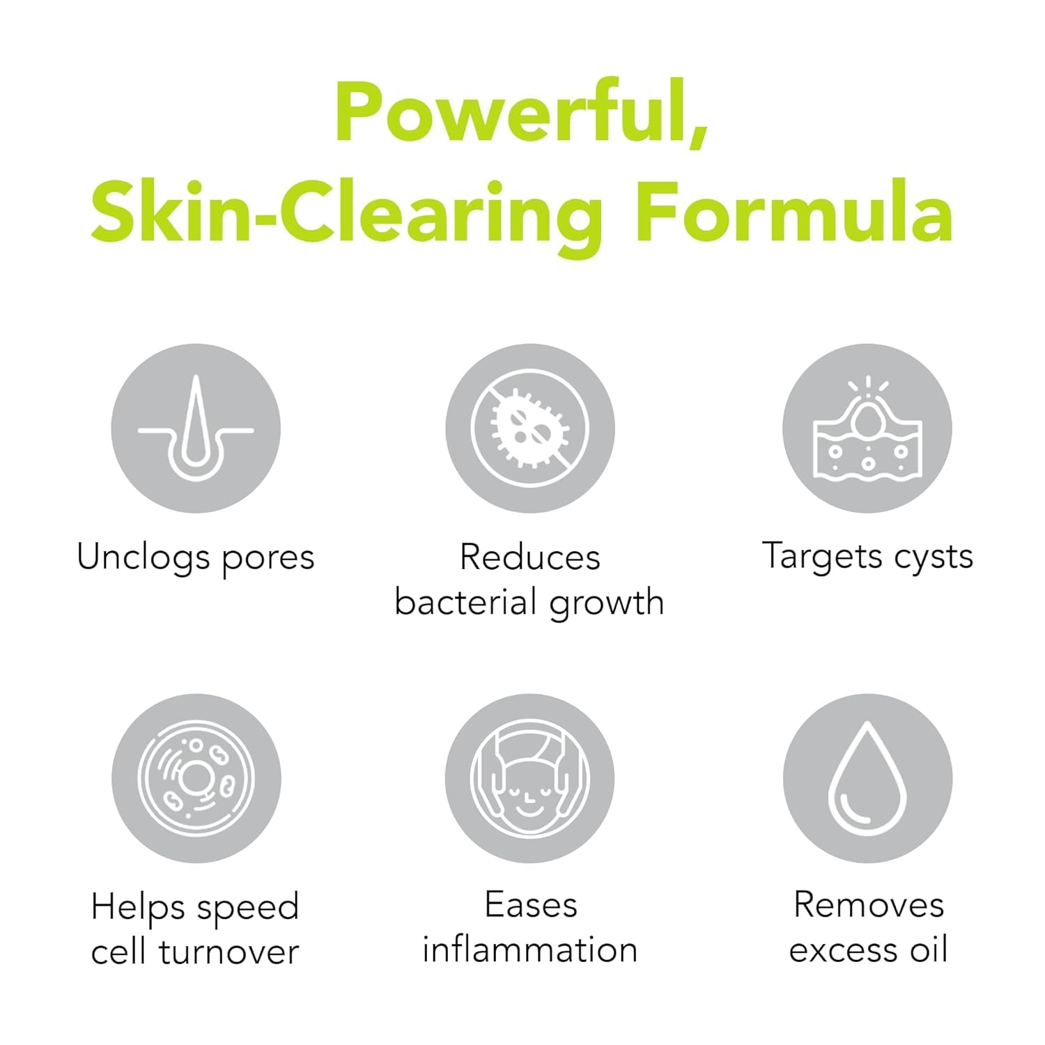 Humane Maximum-Strength Acne Wash 237ml | 10% Benzoyl Peroxide Face & Body Cleanser for Stubborn Acne