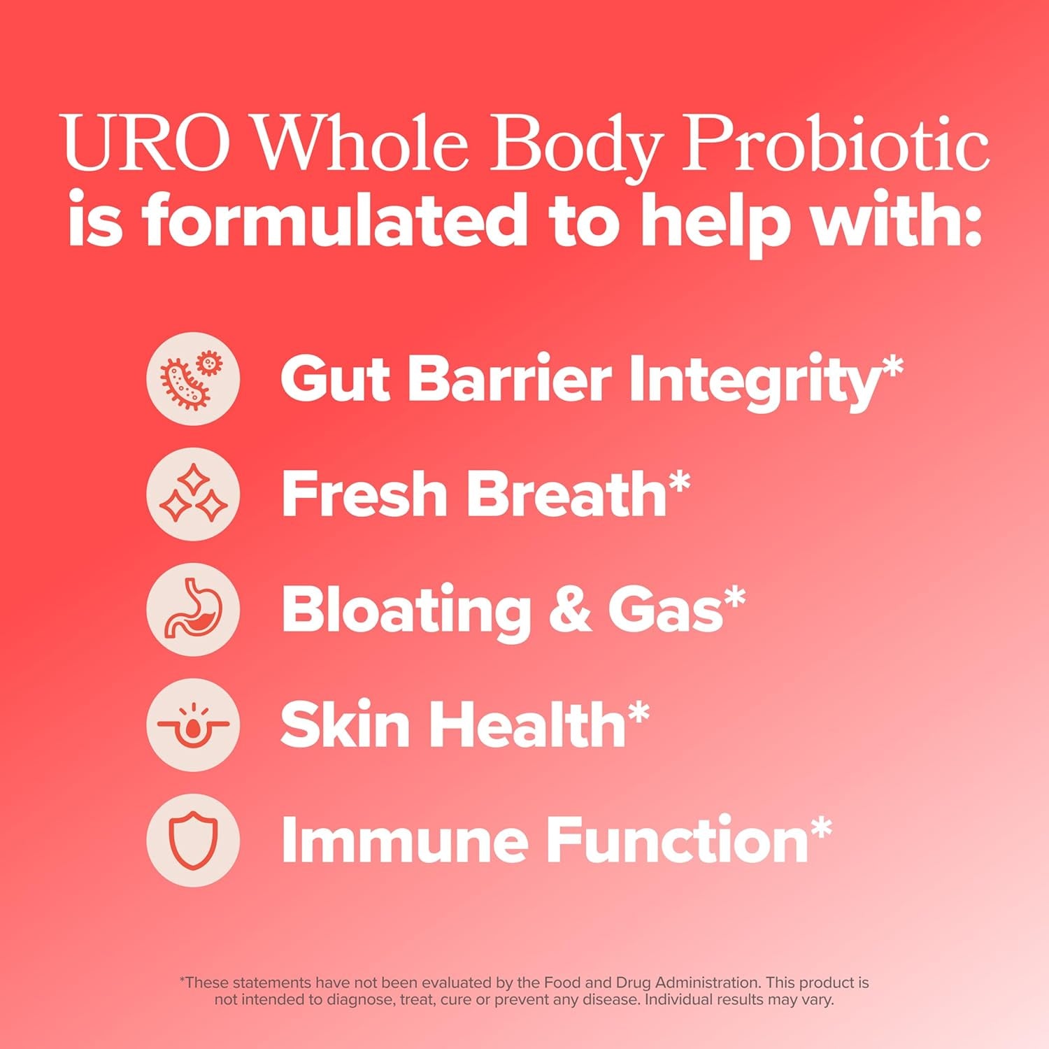 O Positiv URO Whole Body Probiotic 30 Capsules The 3-in-1 Microbiome Support for Gut Skin & Oral Health
