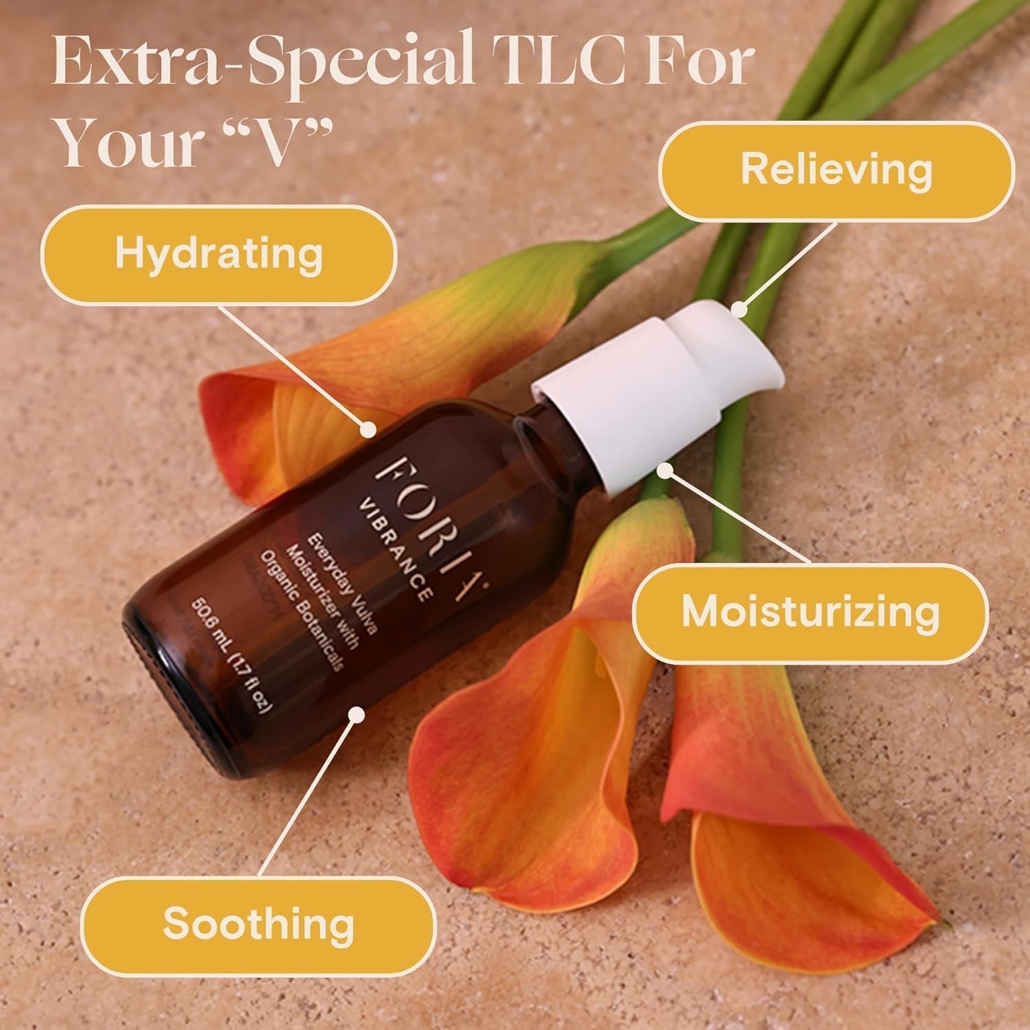 FORIA Vibrance Everyday Vulva Moisturizer – 50ml | Hydrating Relief for Dryness, Irritation & Hormonal Skin Changes