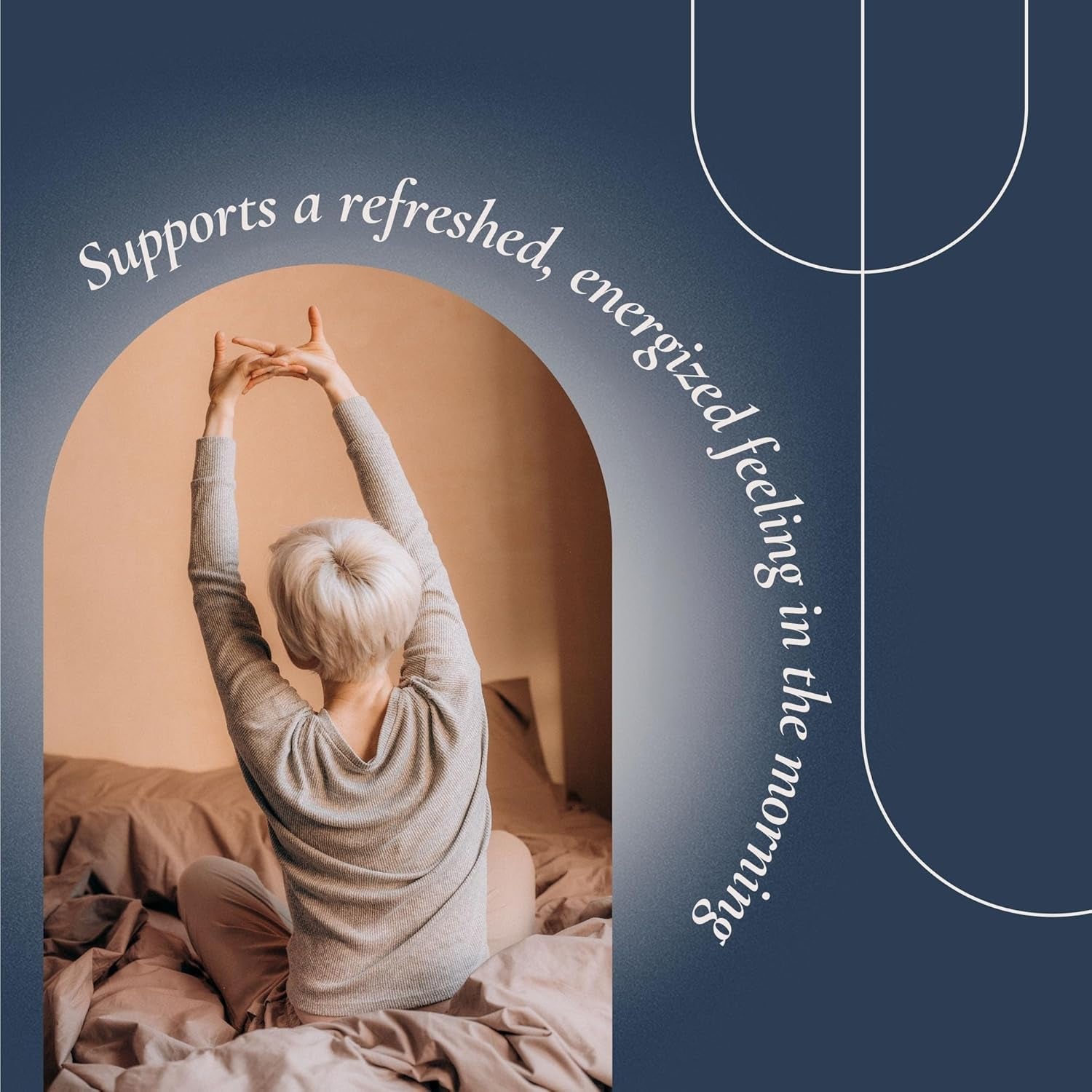 ELLANU LunElla Sleep Support for Women 40+ – 60 Capsules | Hormone-Free, Vegan Nighttime Relief