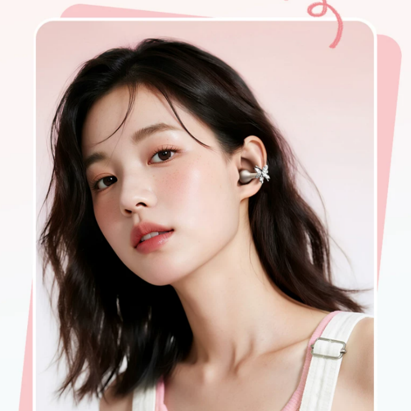 EDIFIER X Clip AI Ear-Clip Bluetooth Earbuds - Open Ear Wireless