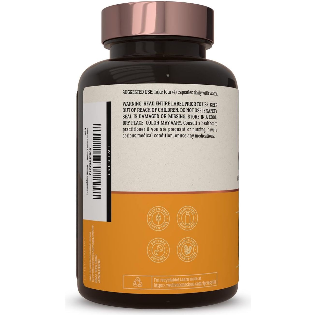 Live Conscious MoveWell 120 Capsules | Joint Mobility, Flexibility & Comfort Support