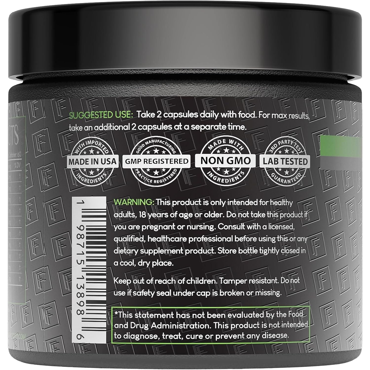 Crown of Glory 10-in-1 Hair Growth Maximizer - 120 Capsules | Thicker Hair, DHT Blocker, Collagen & Scalp Support