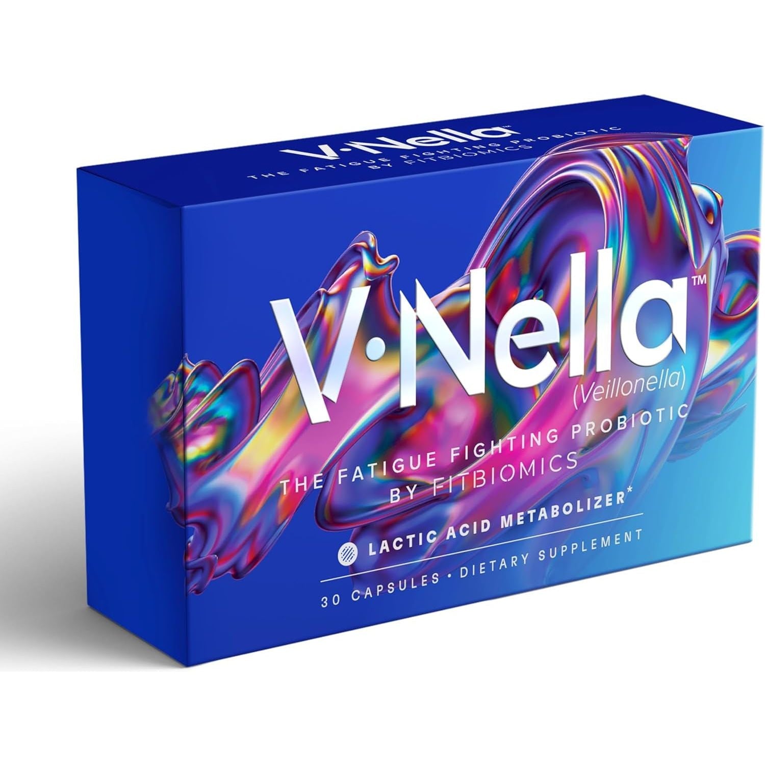 FitBiomicsV-Nella® The Fatigue-Fighting Probiotic - 30 Capsules | Energy & Endurance Support