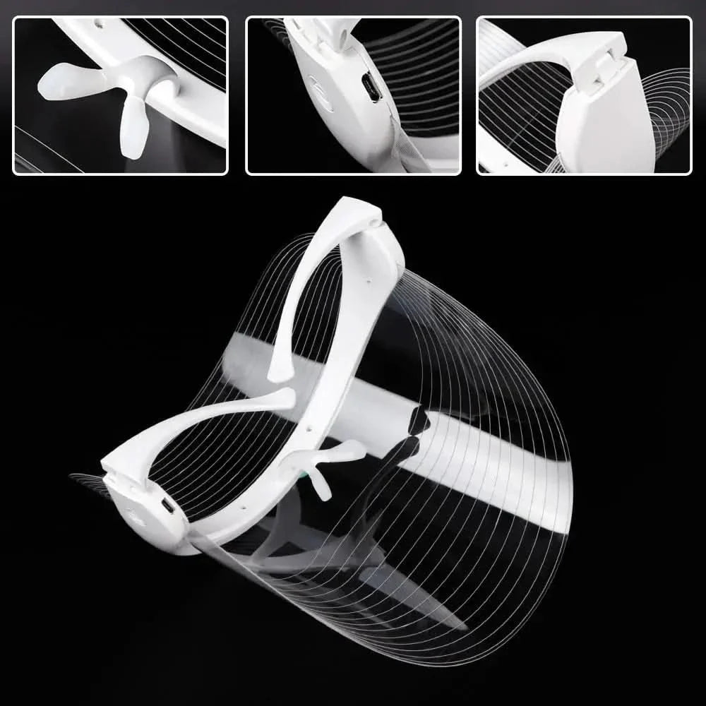 3 Colors LED Light Anti-aging Therapy Face Mask