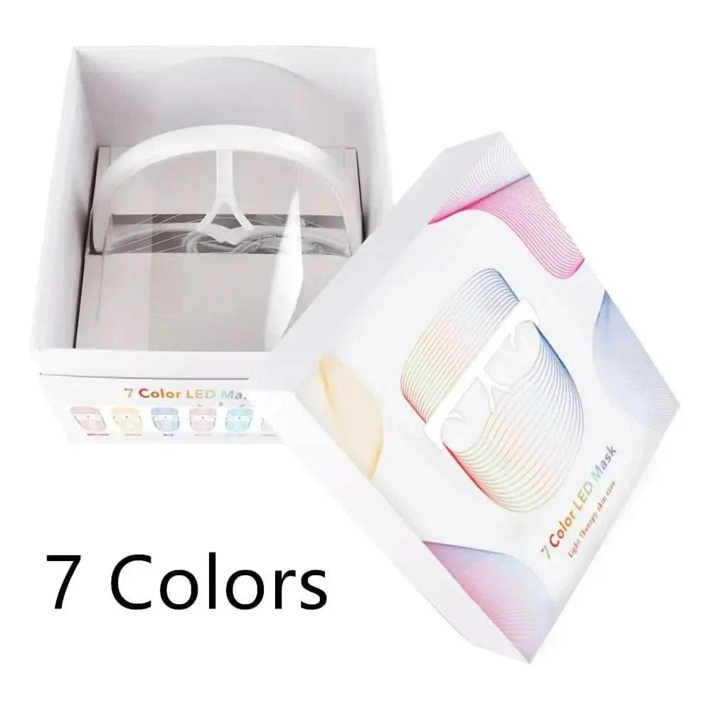 3 Colors LED Light Anti-aging Therapy Face Mask