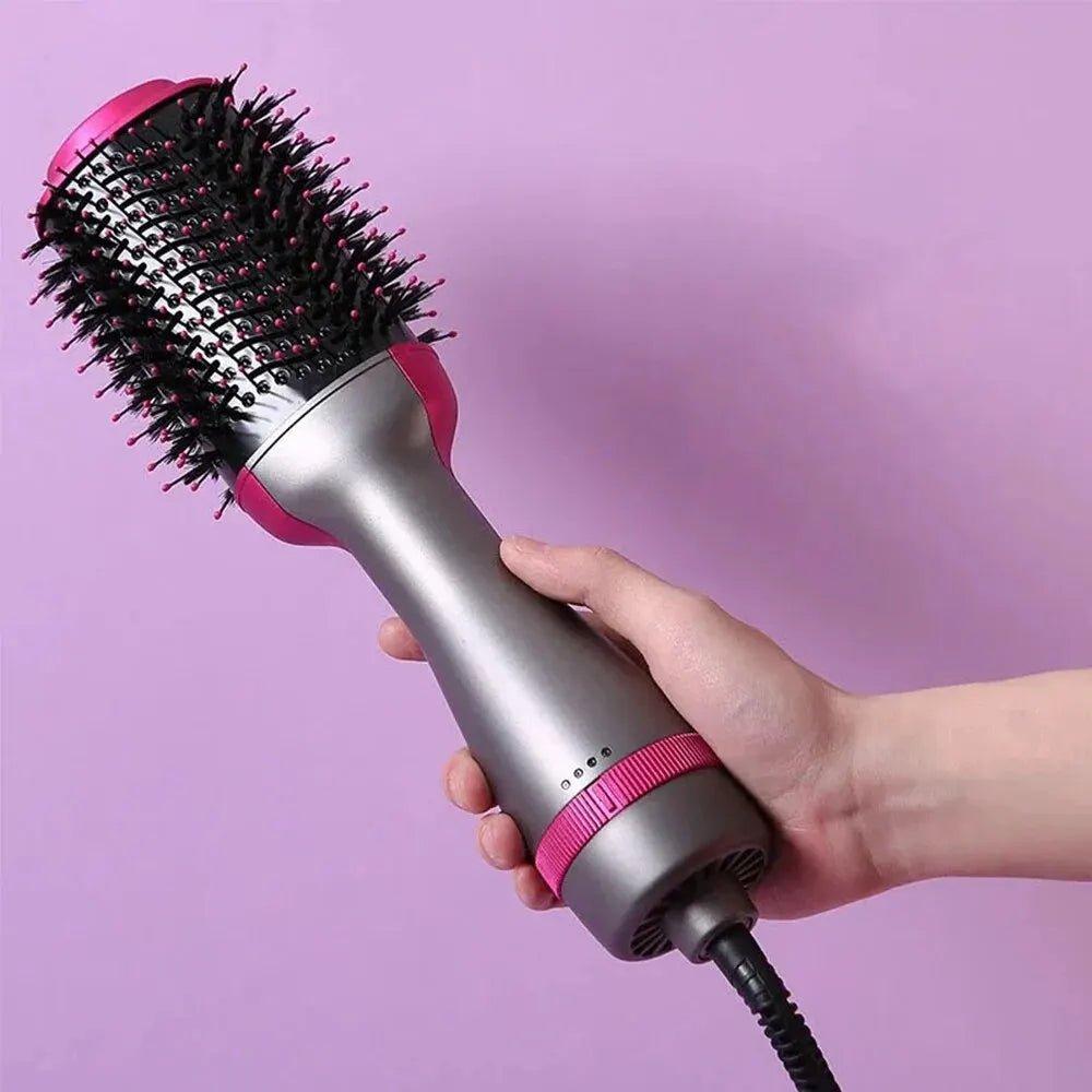 3-in-1 Hot Air Comb | Straighten, Curl & Volumize with Ease
