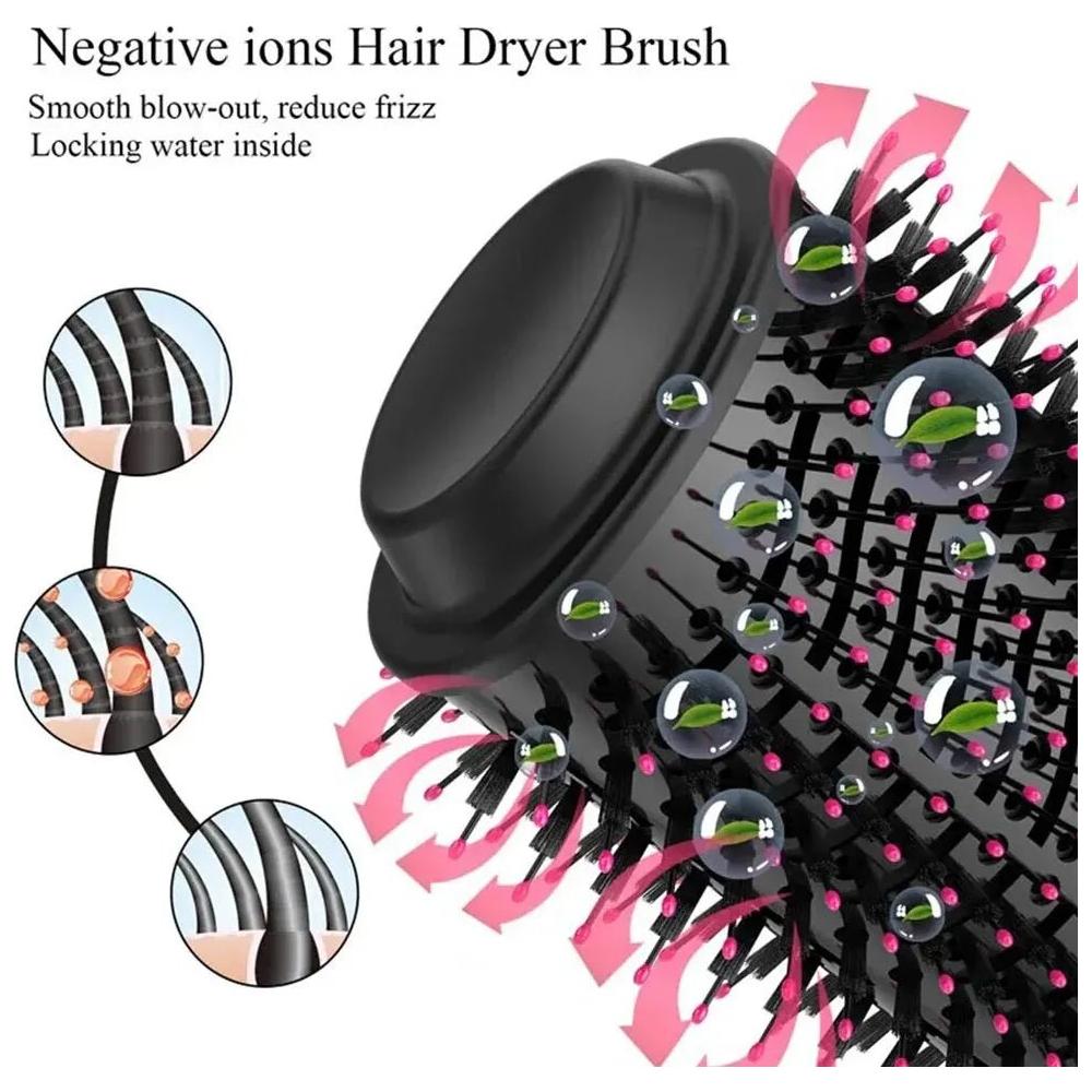 3-in-1 Hot Air Comb | Straighten, Curl & Volumize with Ease