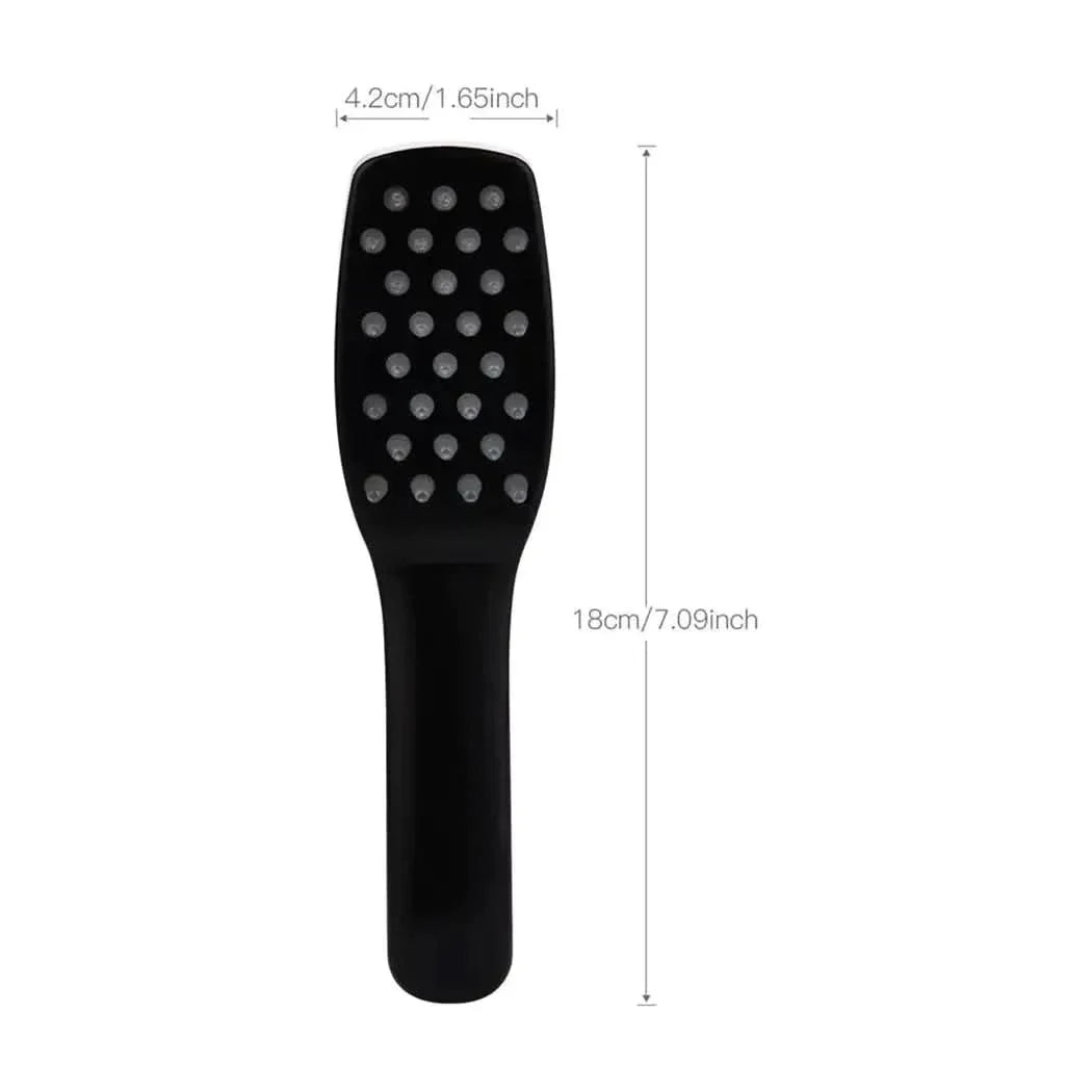 3-in-1 Wireless Massage Comb - Scalp Massager, Heat Therapy & Detangling Brush | Rechargeable & Portable