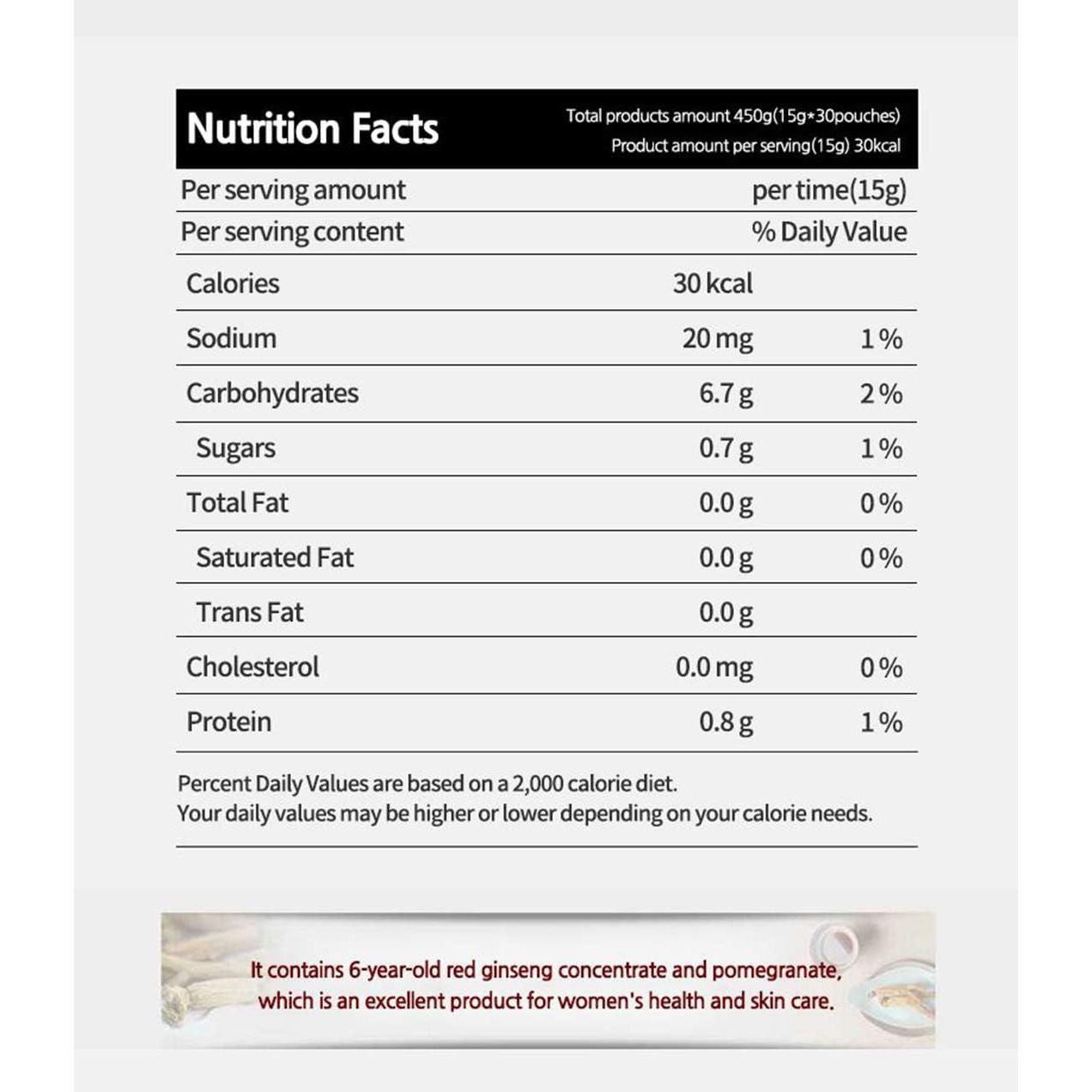 Vtelor Pomegranate Collagen Jelly Stick - 30 Sticks (5 Packs) | Skin, Hair & Nail Support