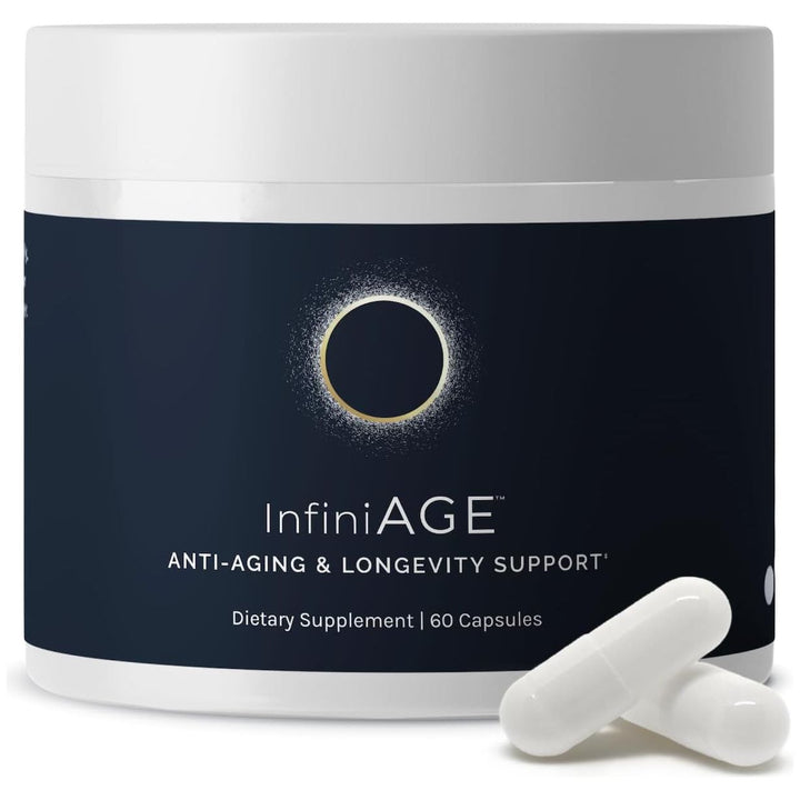 InfiniWell InfiniAGE Anti-Aging & Longevity Support 60 Capsules | Cellular Renewal, Cognitive Function & Healthy Aging