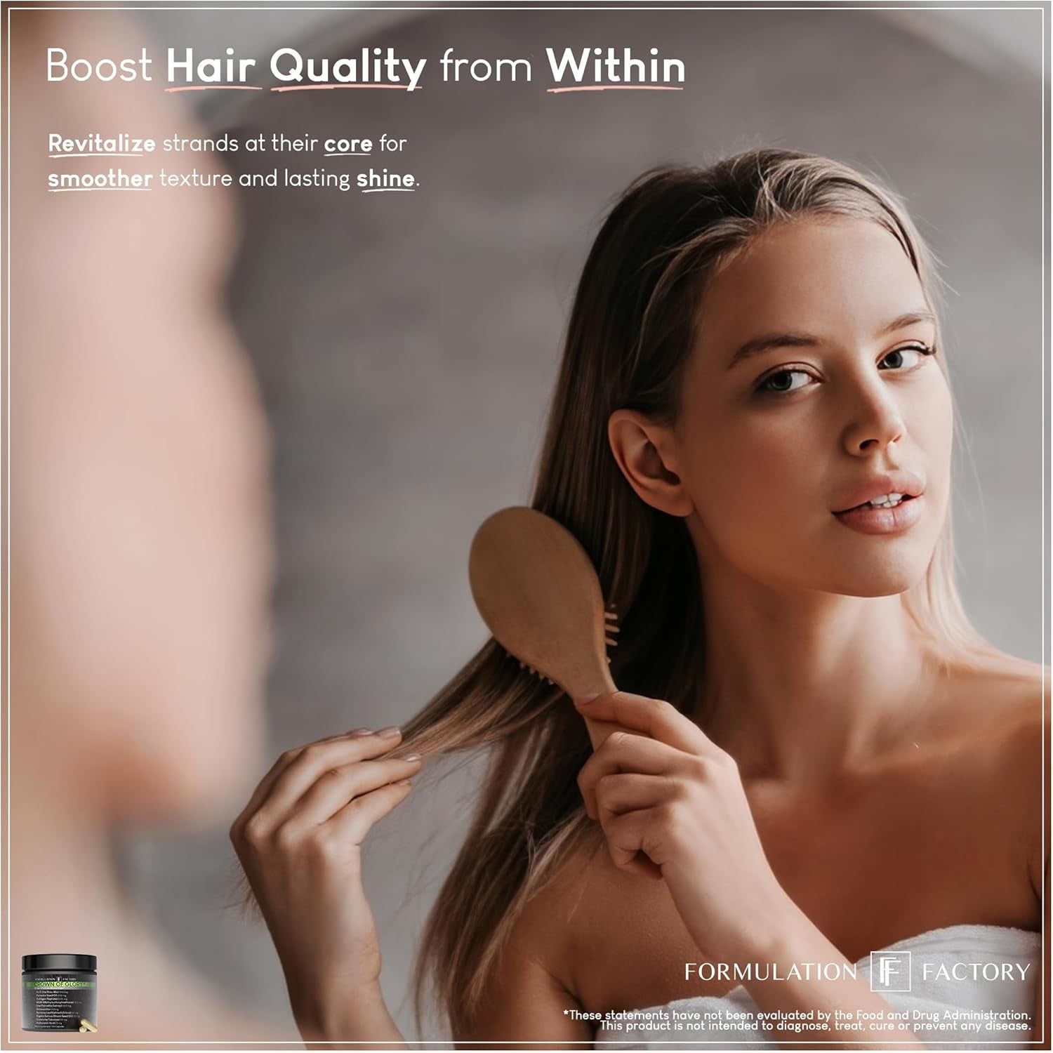 Crown of Glory 10-in-1 Hair Growth Maximizer - 120 Capsules | Thicker Hair, DHT Blocker, Collagen & Scalp Support