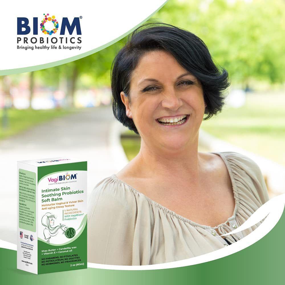 VagiBiom Intimate Skin Soothing Probiotics Soft Balm - 60ml | Nourishing Relief for Feminine Comfort